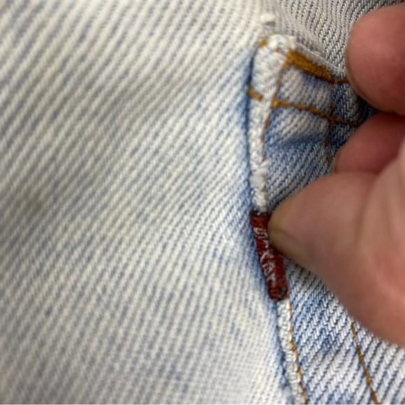 Levi's 501 RARE Lightwash 1980's Button Fly Made In USA Jeans 33 - Picture 10 of 15